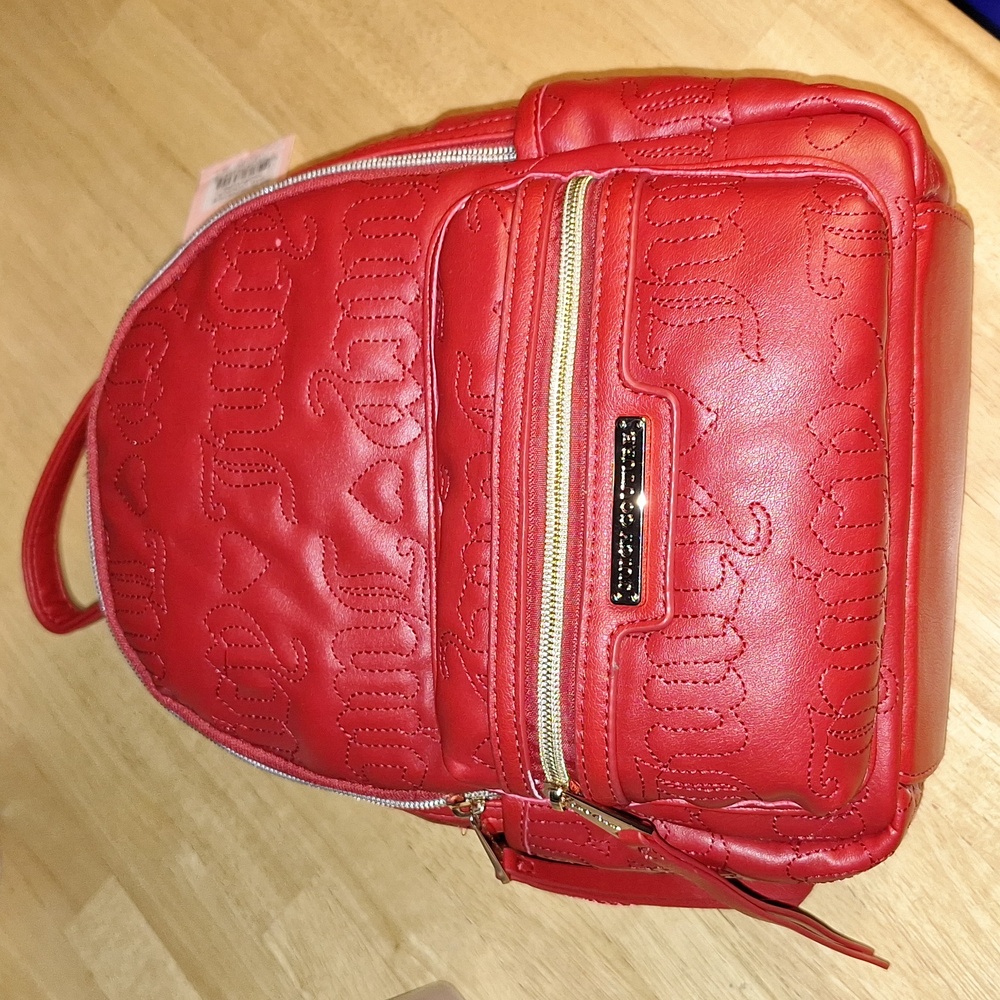 NWT Red Juicy Couture Bestseller Rosie Mini Backpack